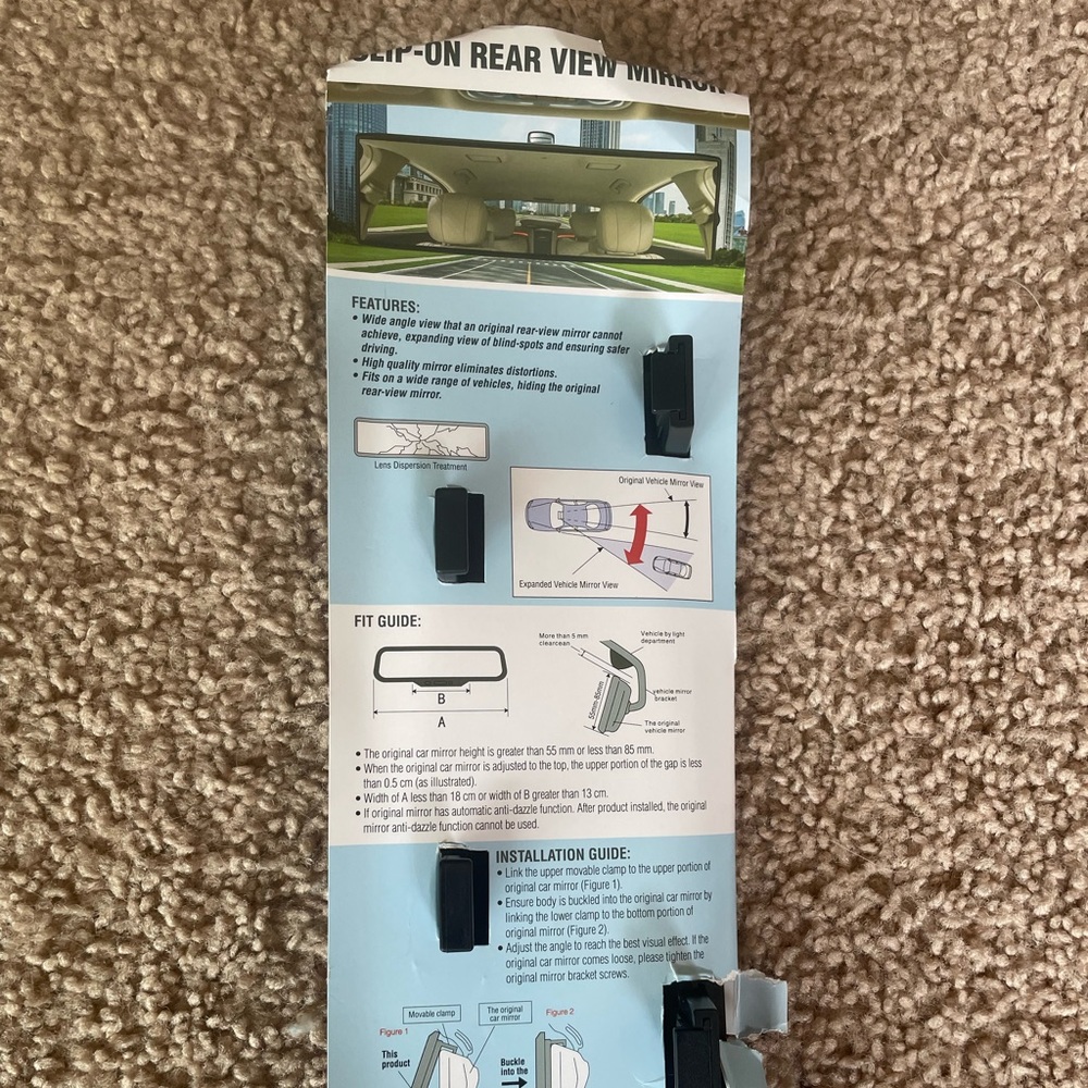 Car mirror extender